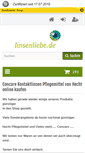 Mobile Screenshot of linsenliebe.de